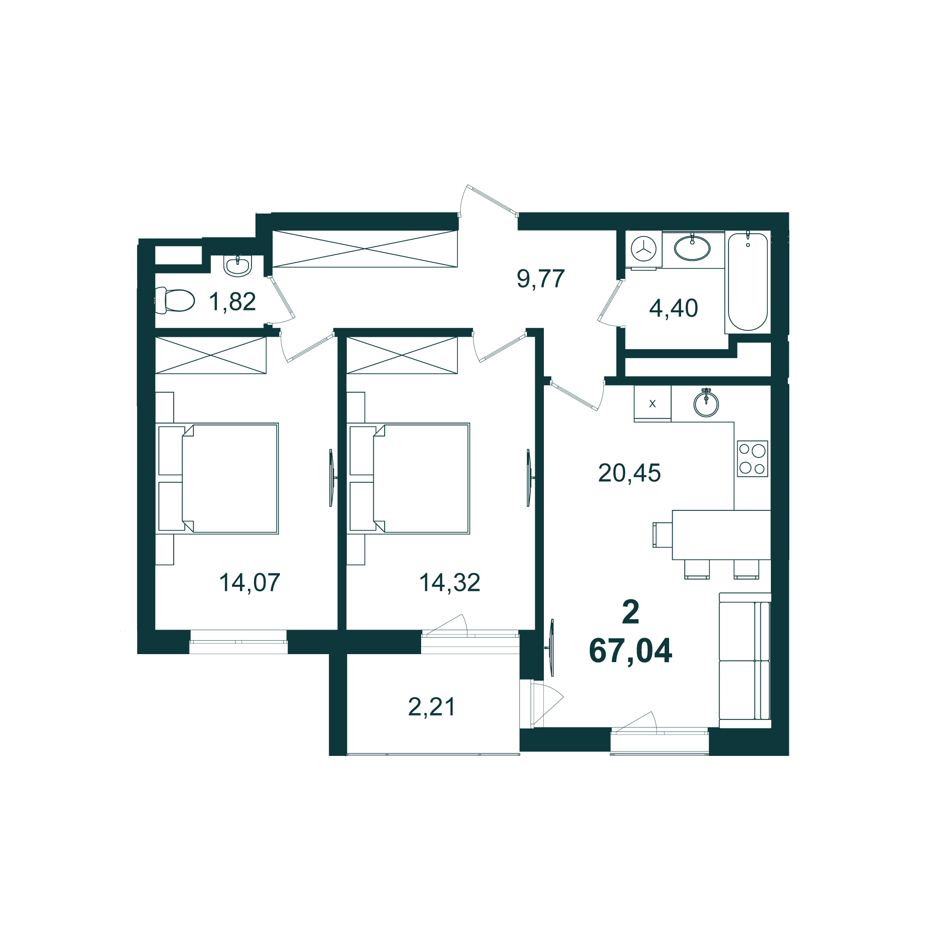 flat
