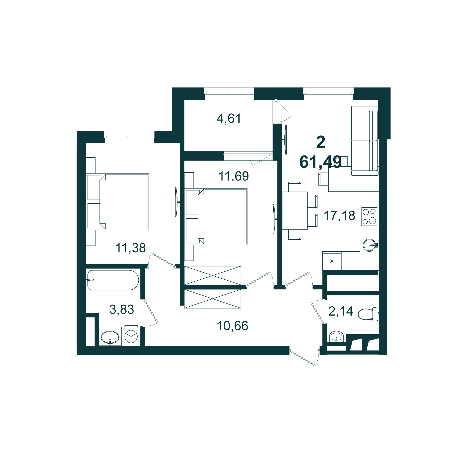 flat