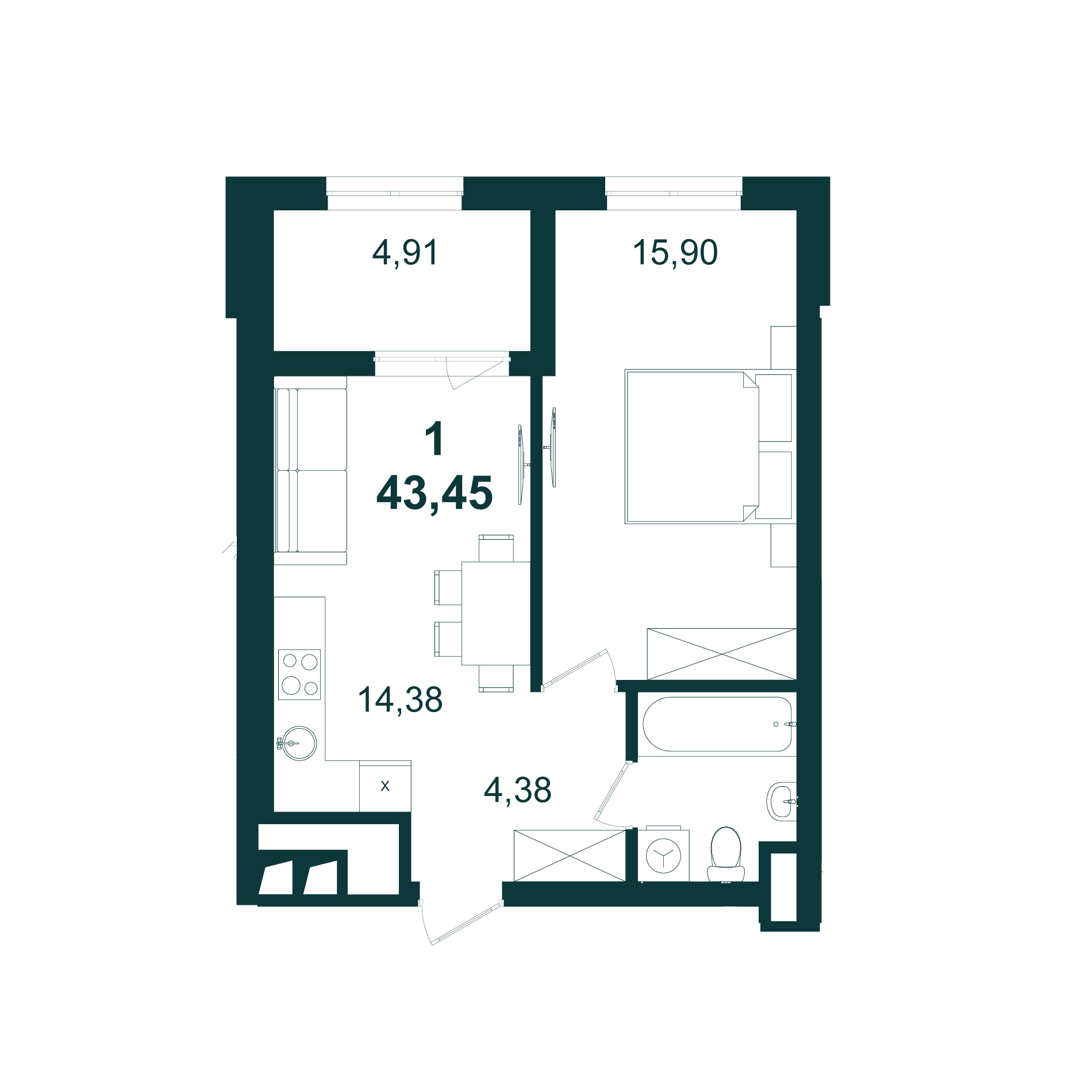 flat