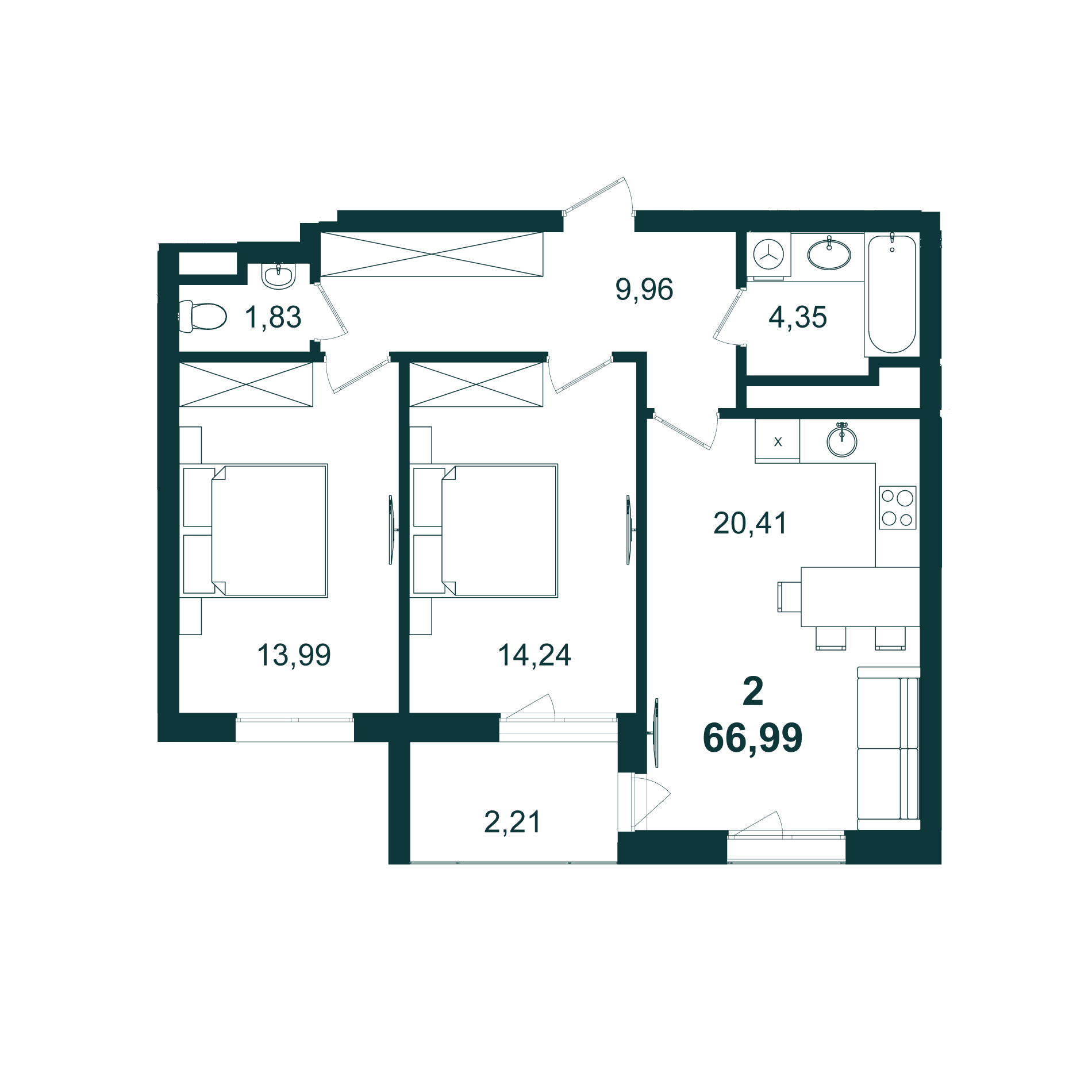 flat