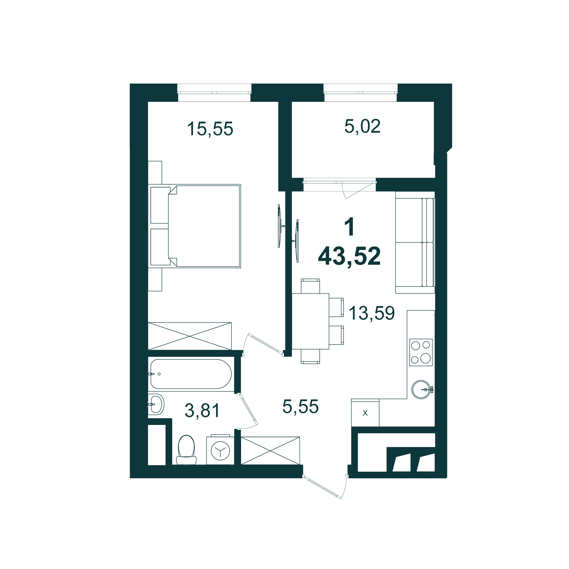 flat