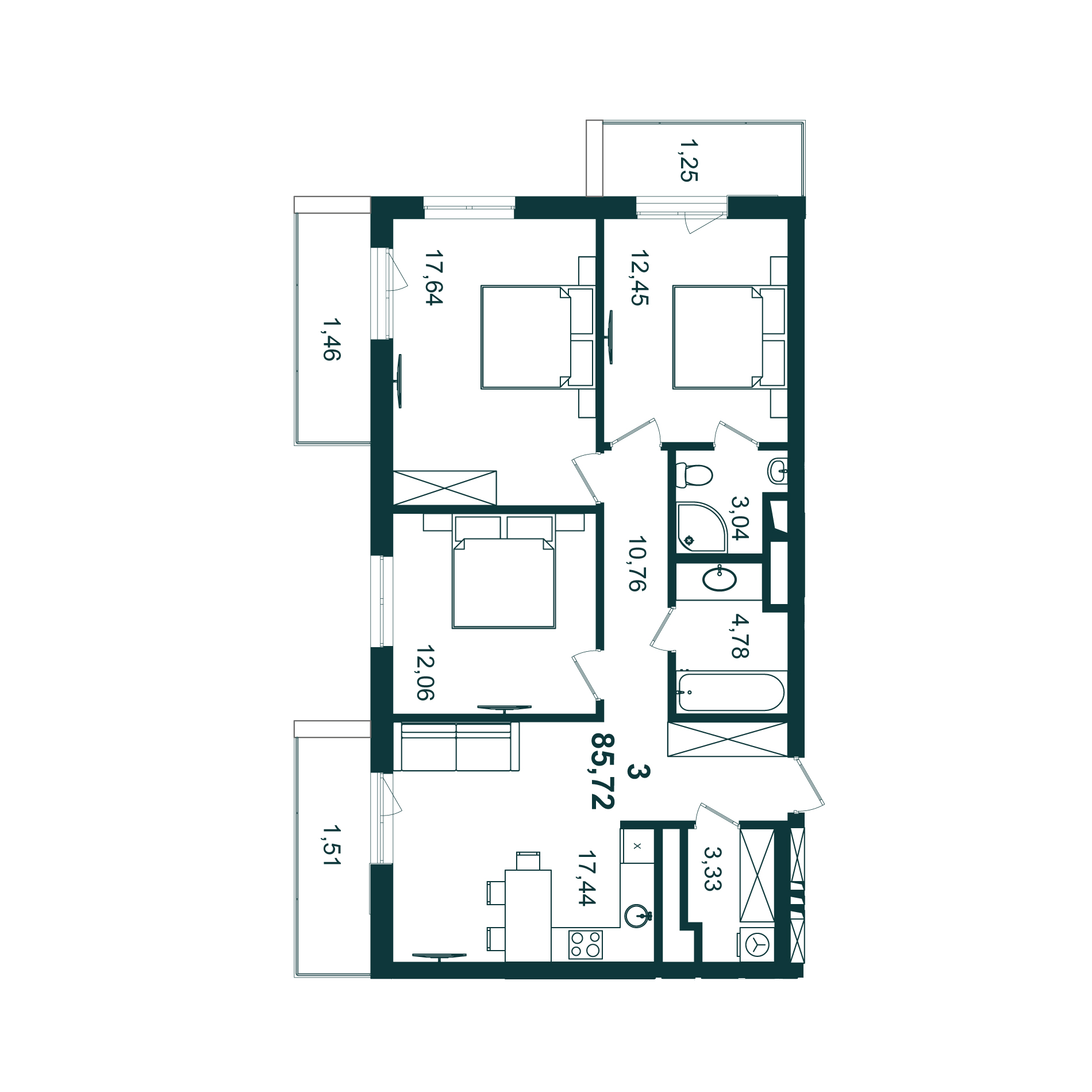 flat