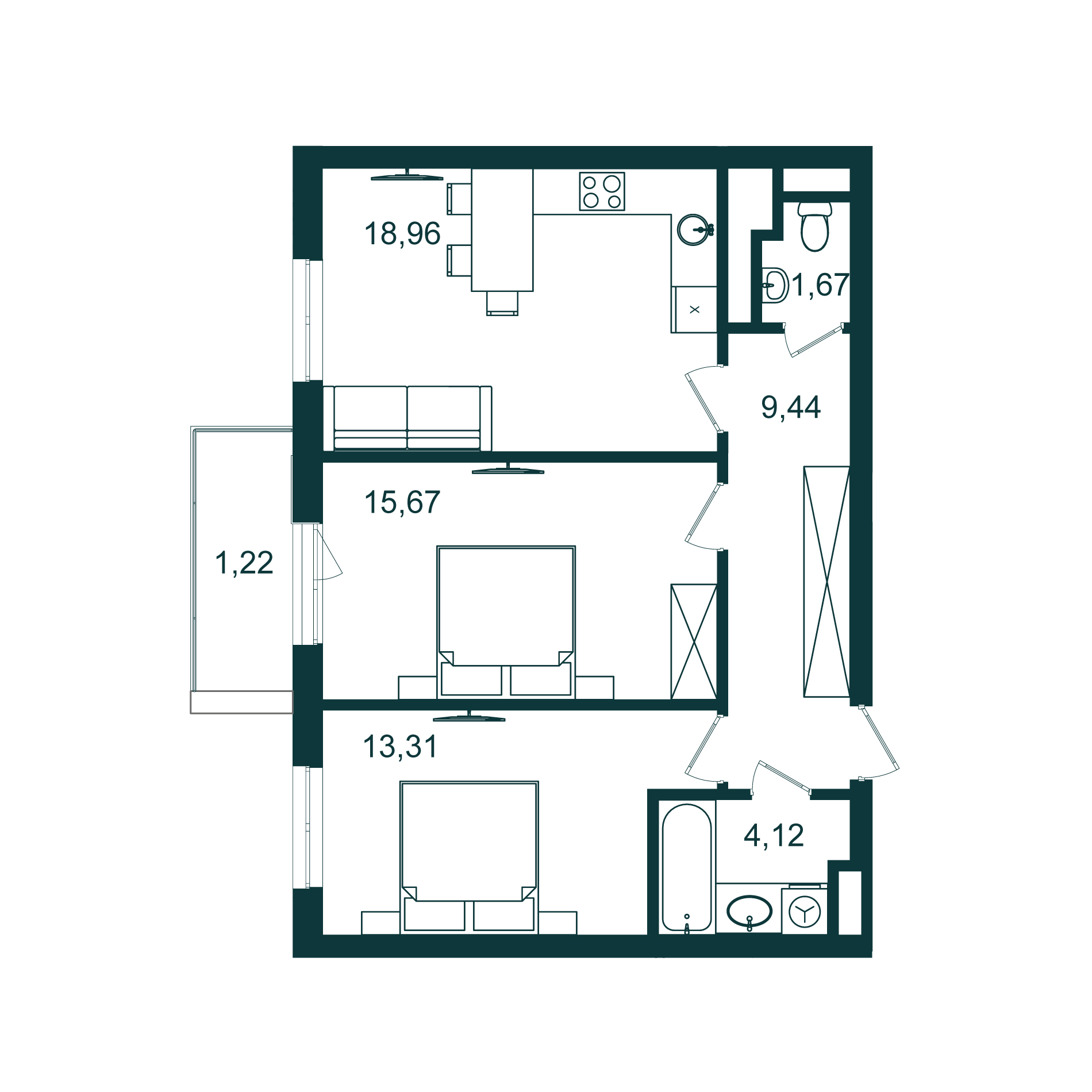 flat