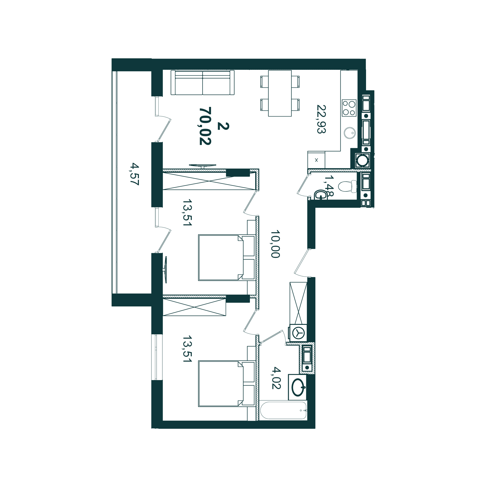 flat