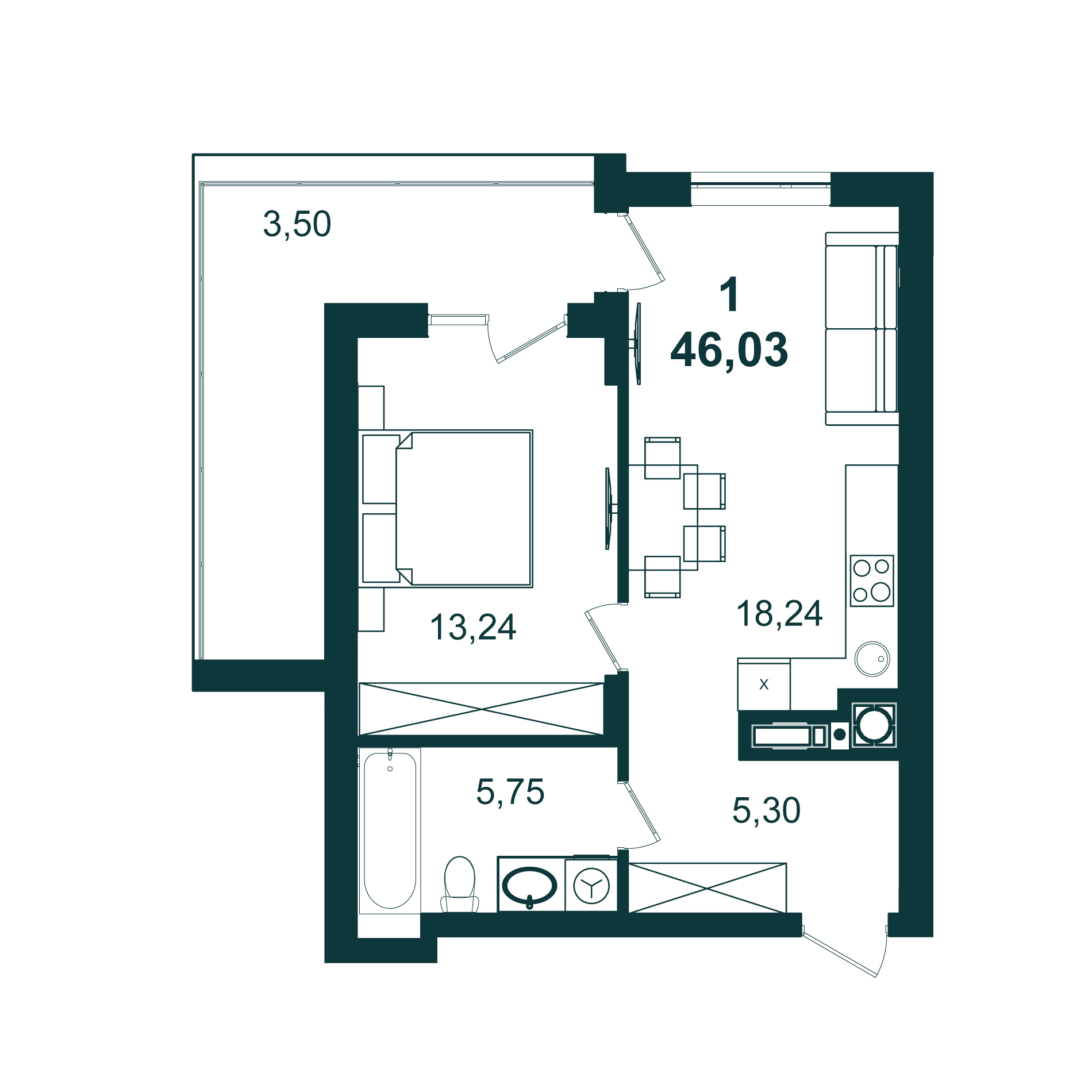flat