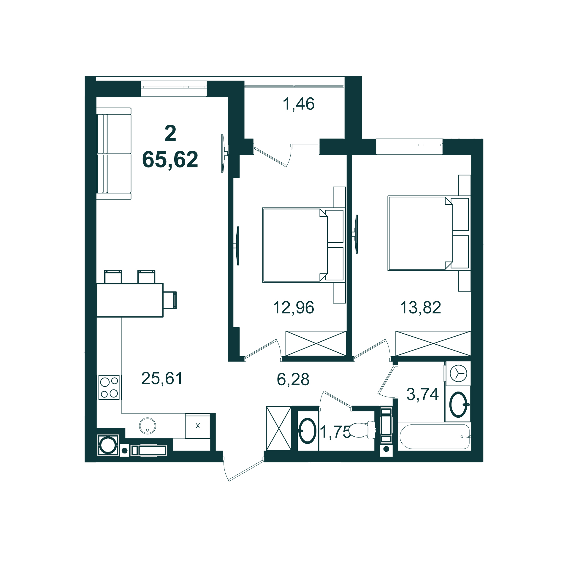 flat